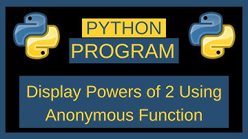 Python Program to Display Powers of 2 Using Anonymous Function || Python Programming || #Python