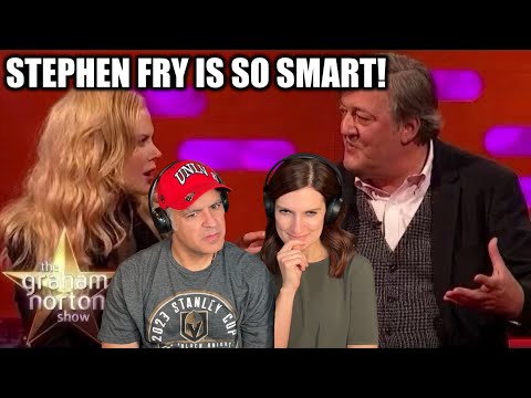 Nicole Kidman is Blown Away by Stephen Fry’s Intelligence REACTION - The Graham Norton Show