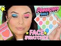 COLOURPOP x The Powerpuff Girls Face + Eye Swatches