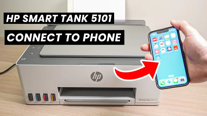 HP Smart Tank 5101 Printer: How to Connect to Phone (iPhone & Android)