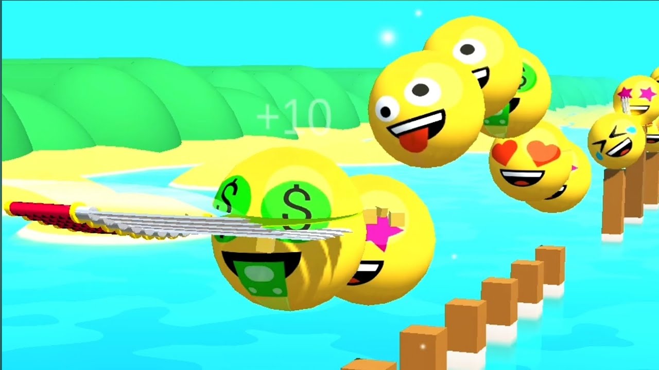 Flying Cut Game! Satisfying and relaxing ASMR slicing video