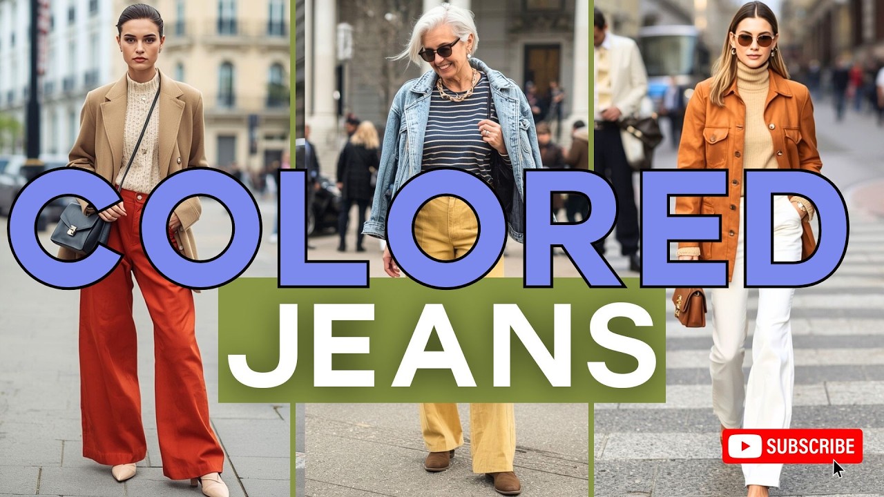 👖 Как носить цветные джинсы в 2026 году | Какие топы и цвета создадут идеальный образ