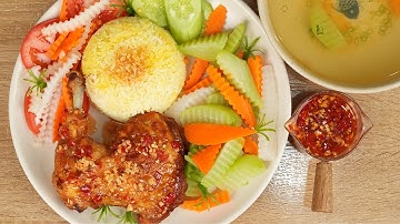 Cách Làm Cơm Gà Xối Mỡ Ngon Chuẩn Vị – Da Gà Giòn Rụm, Thịt Mềm, Cơm Tơi