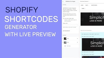 How to use shortcodes in Shopify