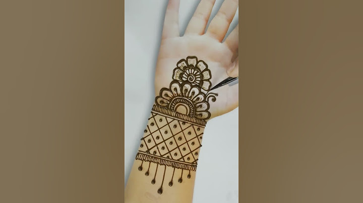 Very Easy Front Hand Mehandi design || Simple Mehndi Design for Front Hand #Shorts