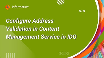 How to Configure Address Validation in Content Management Service in IDQ