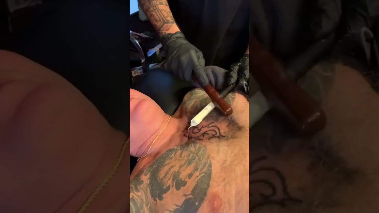 ❤️‍🔥 Traditional Tattoo Method Borneo Style By Bungaterung 