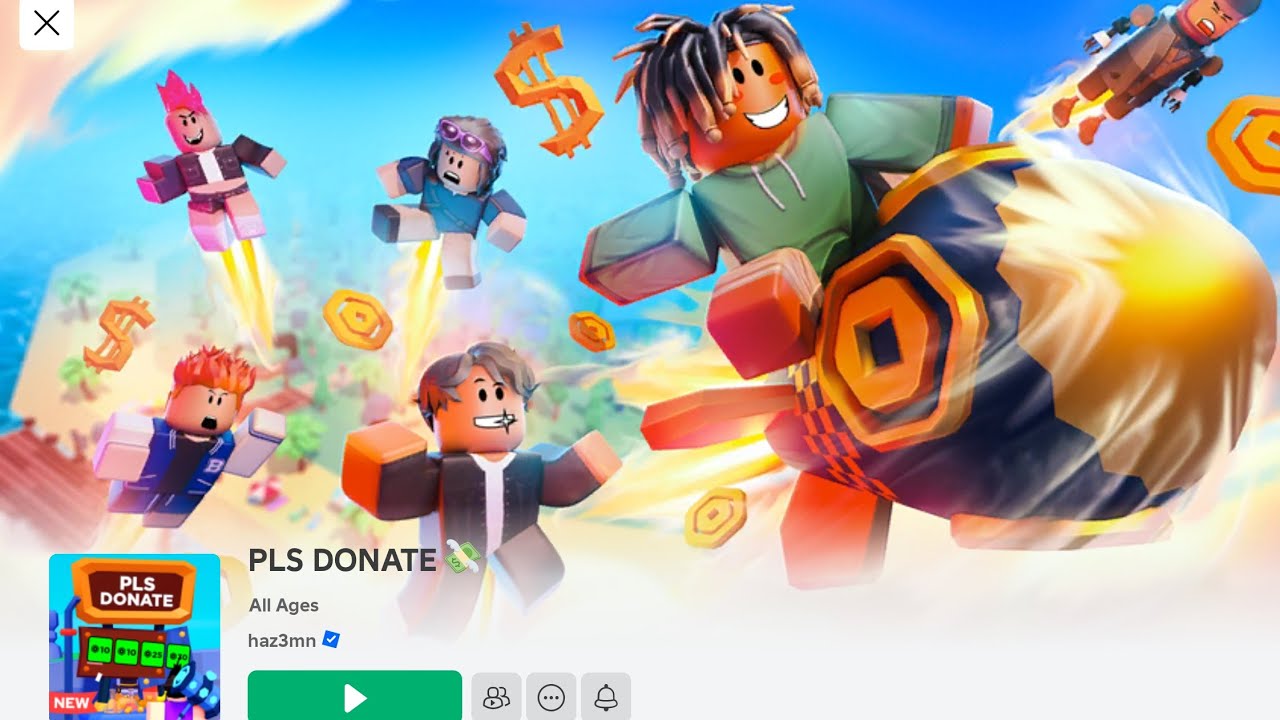 I gave away some robux - YouTube