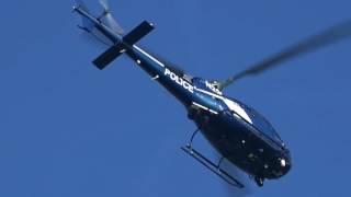 Police Helicopter searching for suspects