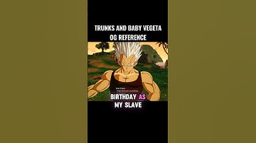 Trunks And Baby Vegeta Og Reference Lol 🤯 #crashout #trunks #sparkingzero #dragonball #dbz