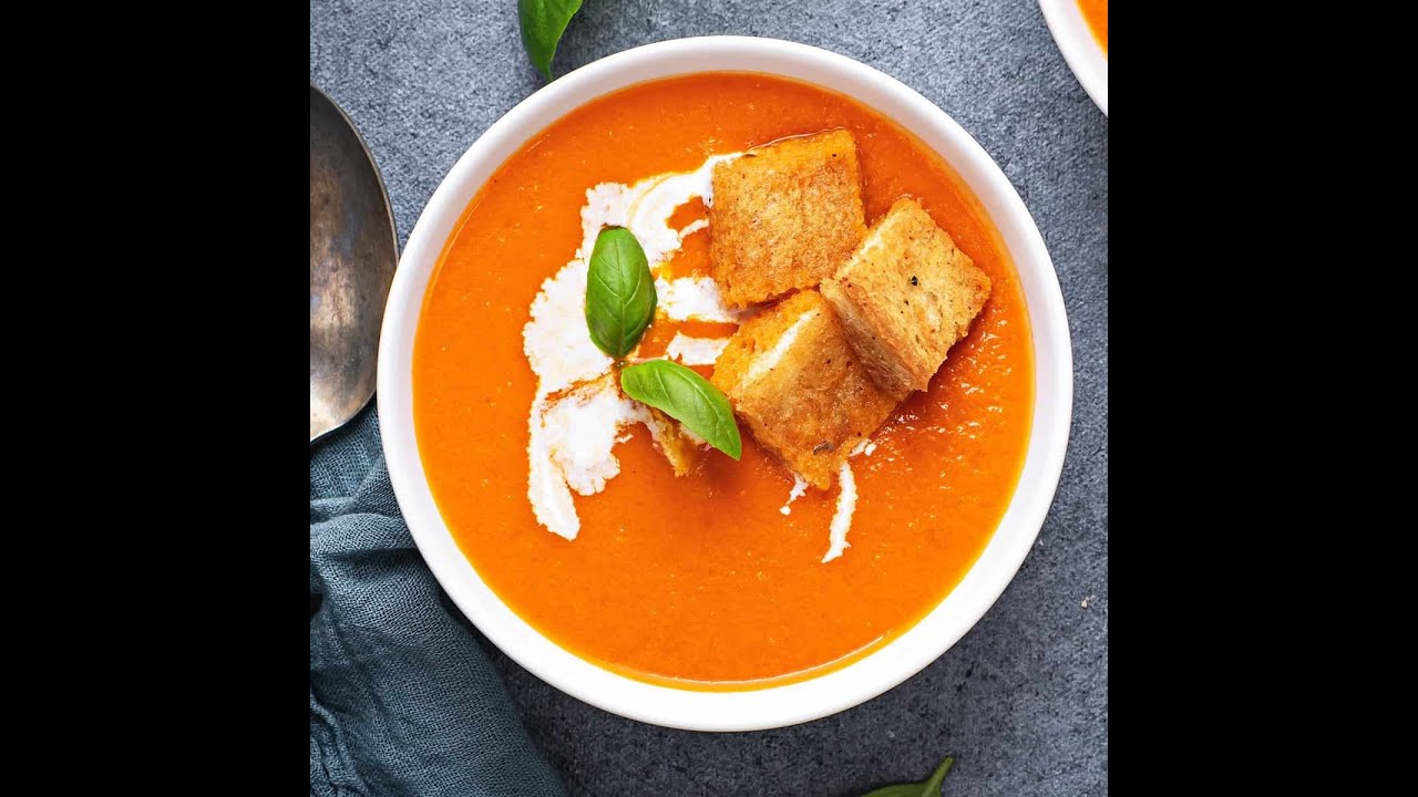 Tomato soup/Restaurant style tomato soup/Soup recipe/Easy to make soup