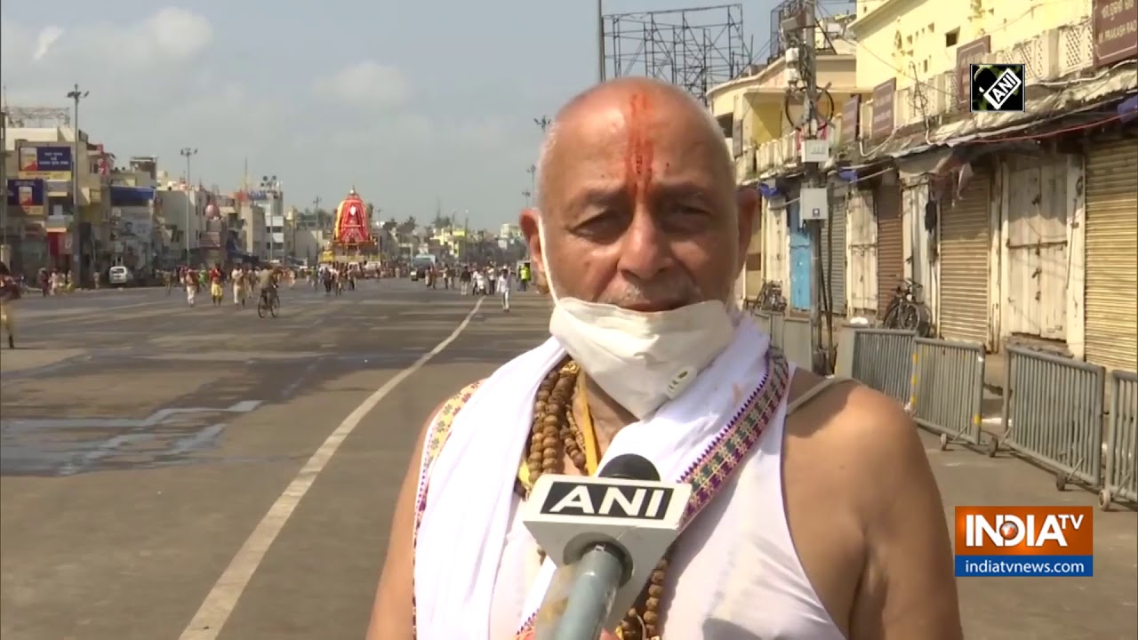 Rath Yatra underway in Puri, priest urges devotees to watch live telecast