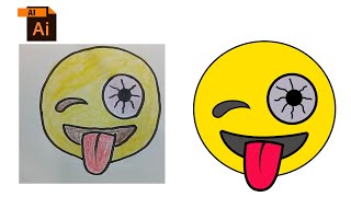 Adobe Illustrator Tutorial | Create Vector Emoji | Everyday Graphic
