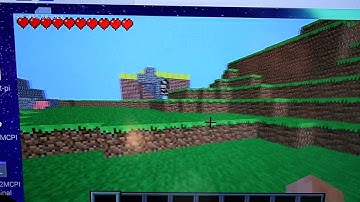 サバイバルモードにしたら動物が出てきたことに喜んでいる動画Raspberry Pi/Minecraft: Pi Edition