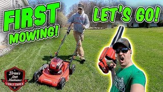 First Lawn Mowing Of The 2020 Lawn Care Season!!