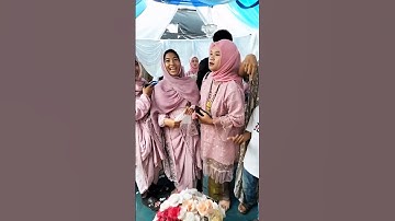 Hujan deras ketika resepsi pesta pernikahan #pengantinbaru #diantaraduacintahariini