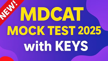 MDCAT Mock Test 2025 | Must Prepare Before Exams | With Answer Keys