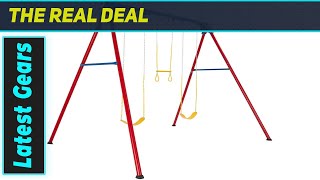Best Swing Set for Kids? Lifetime Metal Swing Set Review!