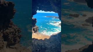 Ana Kakenga Cave Window #easterisland #travel