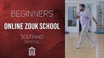 Online Zouk School (Beginners) | Soltinho Exercise | Brazilian Zouk Tutorial