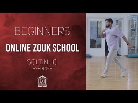 Online Zouk School (Beginners) | Soltinho Exercise | Brazilian Zouk Tutorial
