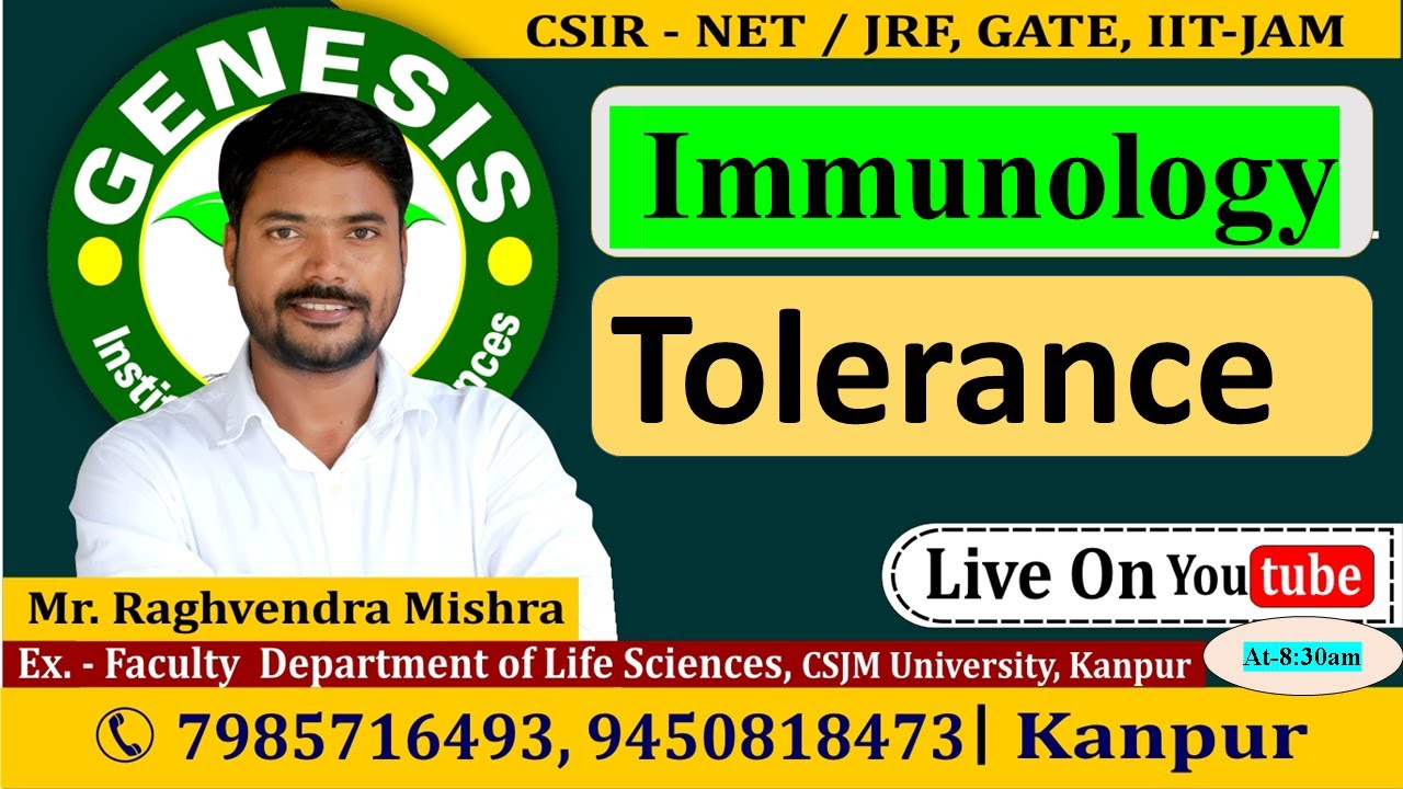 Tolerance | Central and Peripheral Tolerance  | Autoimmunity | L-3 | Unit-4 | Genesis Institute