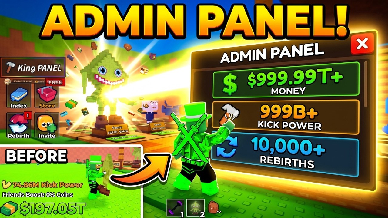 [FREE] Kick a Lucky Block With Admin Panel - FULL MAP | Roblox Studio ...