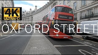 OXFORD STREET, LONDON - UNITED KINGDOM [1 Hour Walking Tour in 4K]