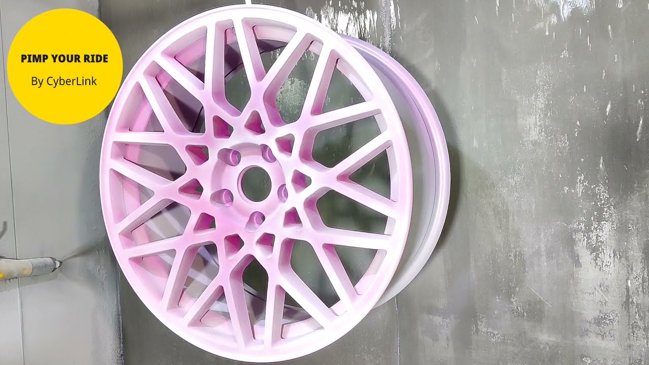 powder coating fantasy pink/hot pink YouTube