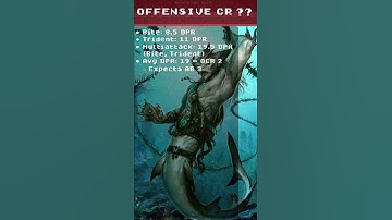 Exposed D&D 5e Merrow Challenge Rating #Shorts