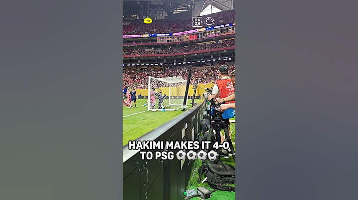 Hakimi Makes It 4-0 To PSG At HALF-TIME!