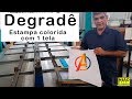 Degradê - Estampa colorida com 1 tela #6