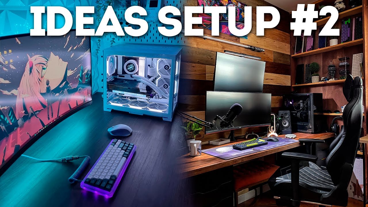 IDEAS para TU SETUP GAMING o de PRODUCTIVIDAD