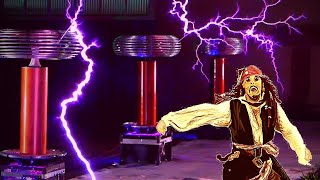 HE'S A PIRATE! (with tesla coils)