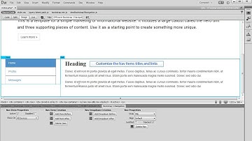 Creating a Vertical Sidebar Nav using DMXzone Bootstrap 3 Navigation