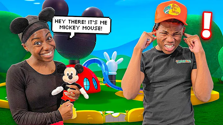 Leaving The House FULLY DRESSED As MICKEY To See H...