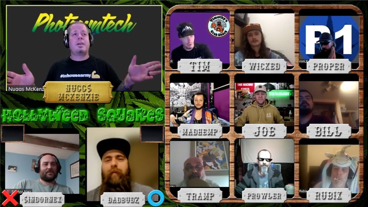 Hollyweed Squares Ep. 02 - Sponsored by Mars Hydro - With Basement Autoflowers 