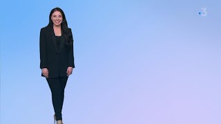 Virginie Hilssone-Lévy pour le journal météo de France 2 le 10 Mars 2022