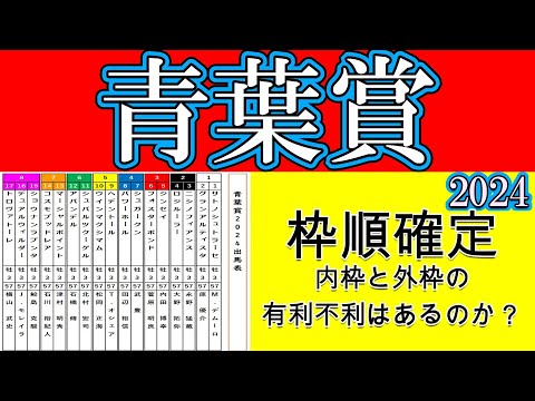 青葉賞2024枠順確定！日本ダービーへの優先出走権獲得へ向けて火花が散る！シュガークンやマーシャルポイントなど好メンバーが揃い東京2400ｍで熱い戦いが始まる！