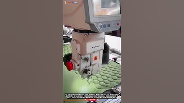 Innovation Technology Sewing Machines: Automation of Precision Hexagon Pattern Stitching #tech