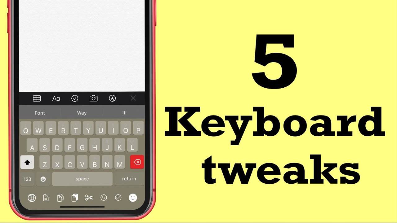 keyboard tweak