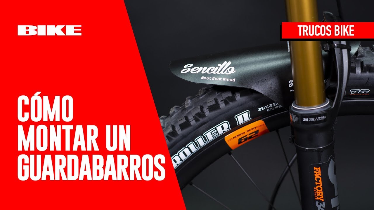 Guardabarros bicicleta mtb CALAVERA - SencilloBikes for bicycles and  cyclists SencilloBikes for bicycles and cyclists