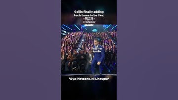 Gaijin Adding Tech Trees in Mobile War Thunder be like: