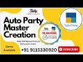 Auto Party Creation Using Tally Prime On Sales Bill || 9115330920