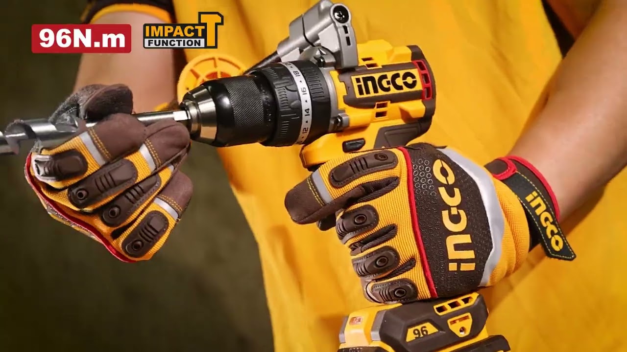 INGCO 20V LI-ION BL IMPACT DRILL 96NM CIDLI209685 (BARE UNIT
