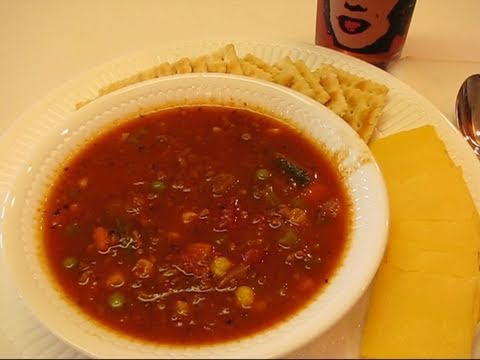 Betty's Spicy Vegetable Ground Beef Soup