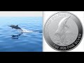 Распаковка посылки инвестиционная серебряная монета Spinner dolphin» 1 унция 2020