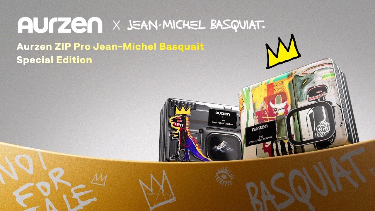 【箱付4点セット】オリンパス ペン プロジェクター ＋ オプション3種 Aurzen ZIP Pro x Basquiat Special Edition Bundle | Full HD