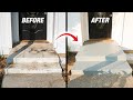 How To Paint Your Front Concrete Stairs Like New Again! Front Entry Steps Transformation DIY!