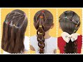 Penteados Infantis Fáceis e Rápidos com Ligas Coloridas | Quick & Easy Colors Hairstyles for Girls.🌈